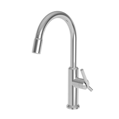 Newport Brass Pull-Down Kitchen Faucet in Aged Brass 3200-5113-034